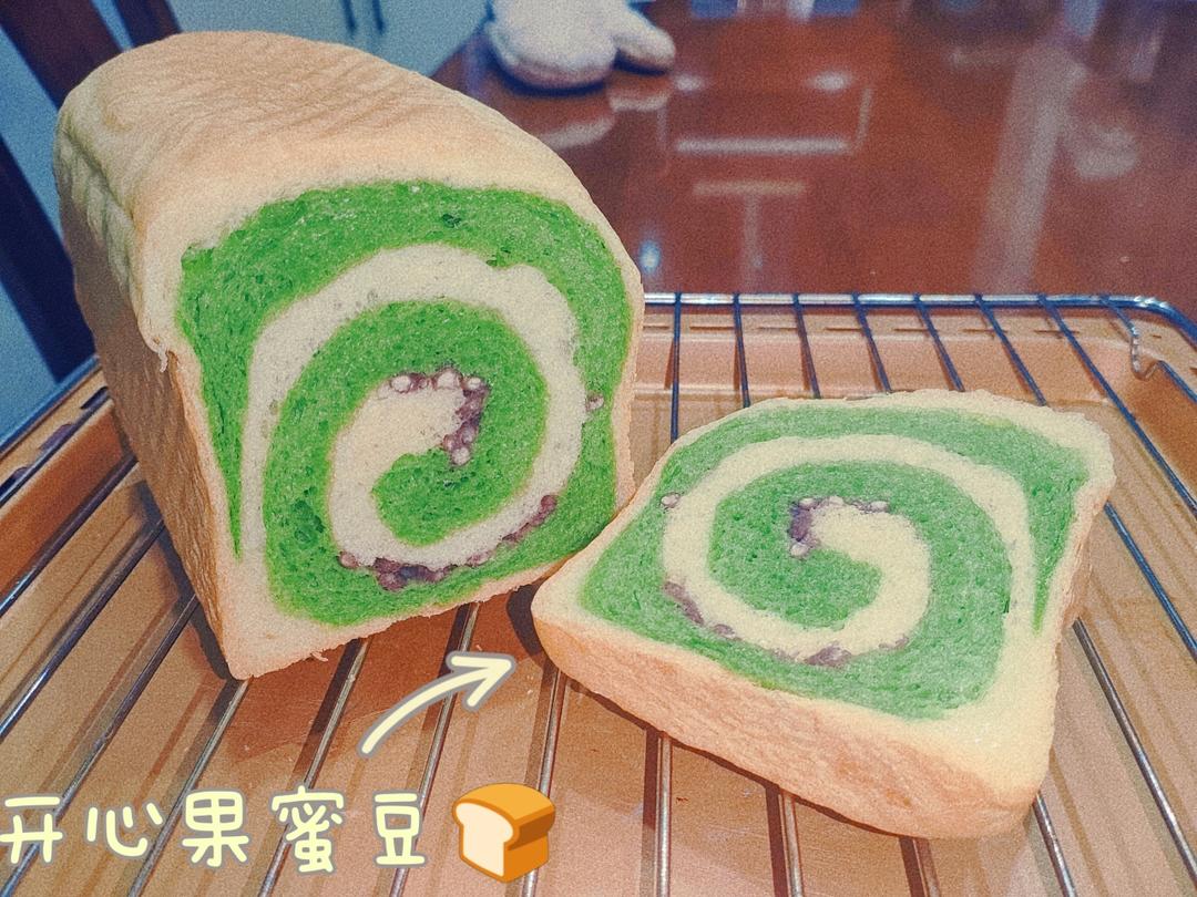 双色吐司-抹茶红豆/紫薯红豆