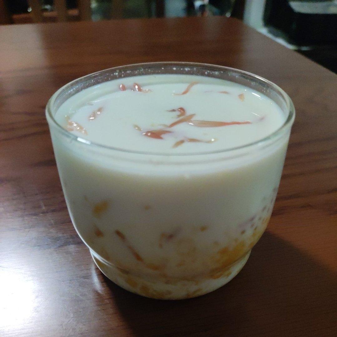 港式甜品——杨枝甘露(芒果西米露)附芒果花切法