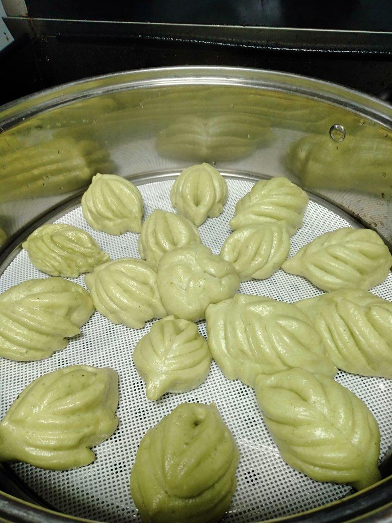 树叶花卷