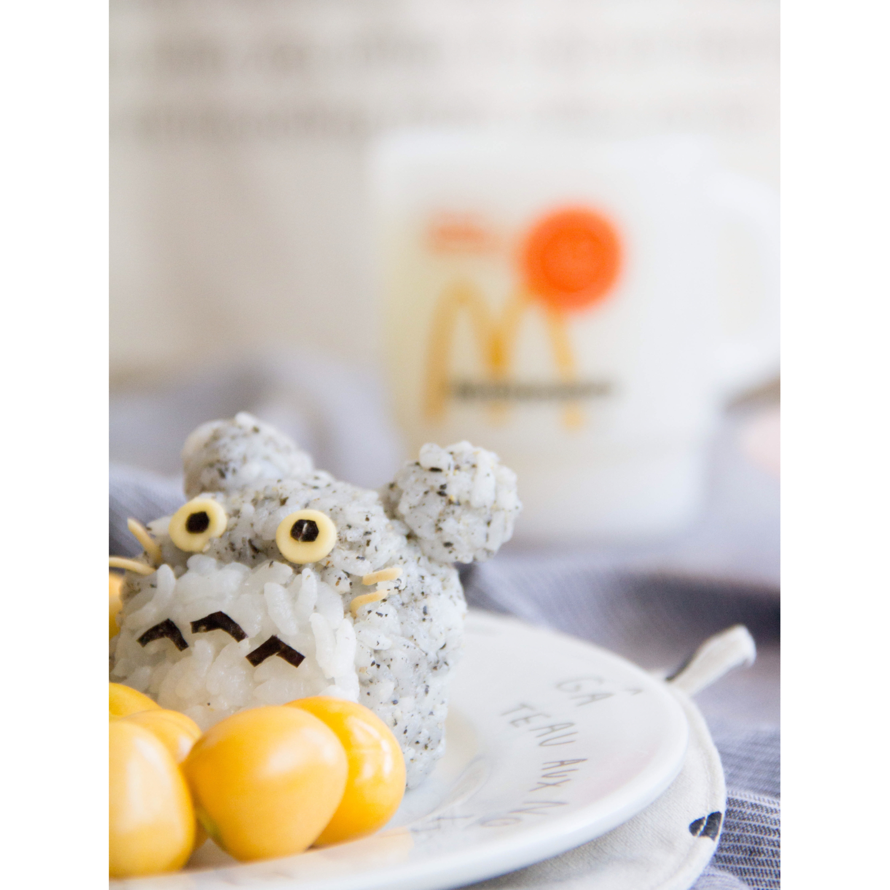 龙猫和煤球精灵饭团