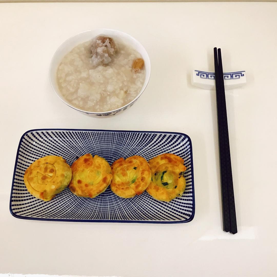 饺子皮葱油饼