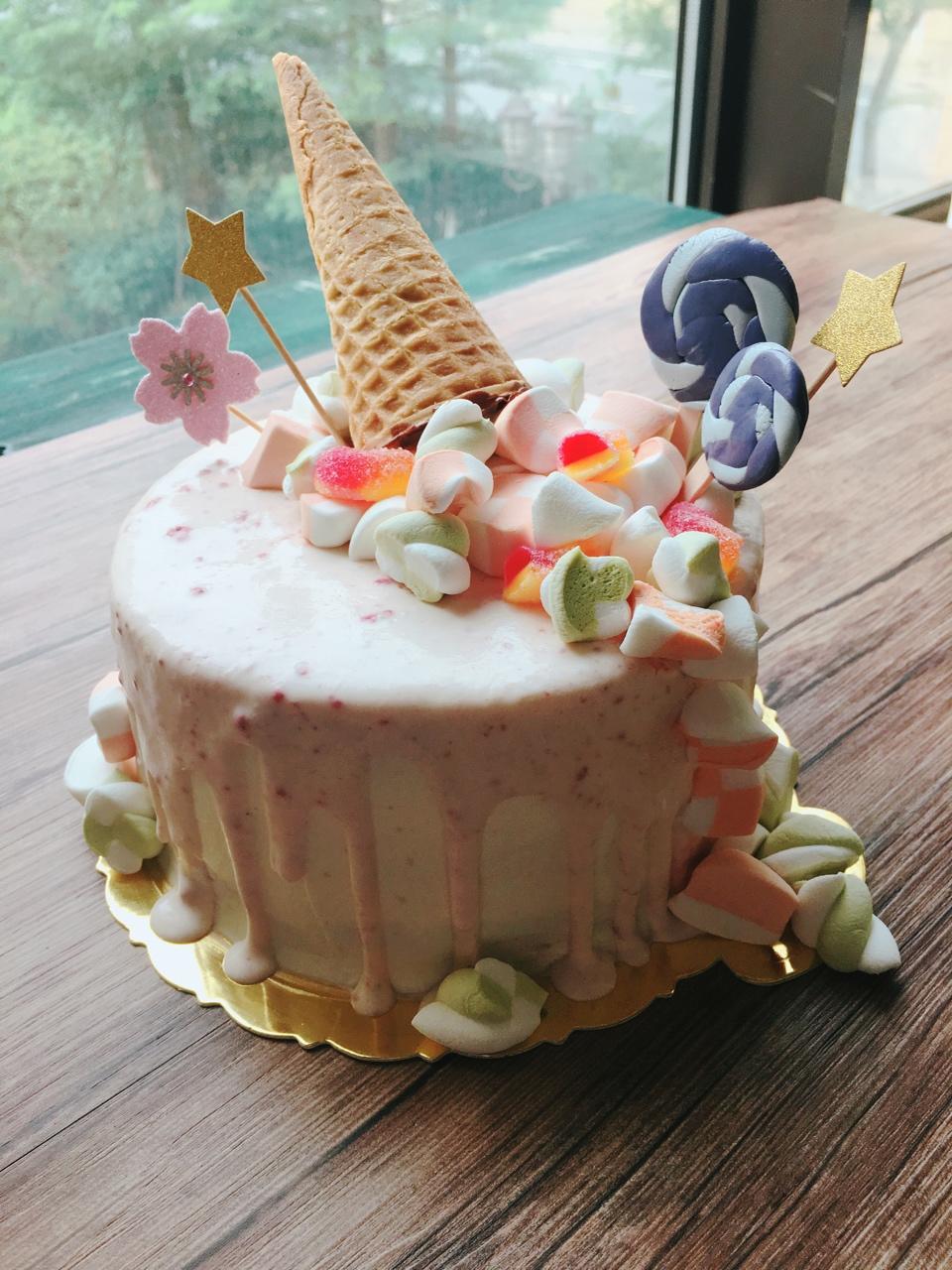 酸奶糊淋面