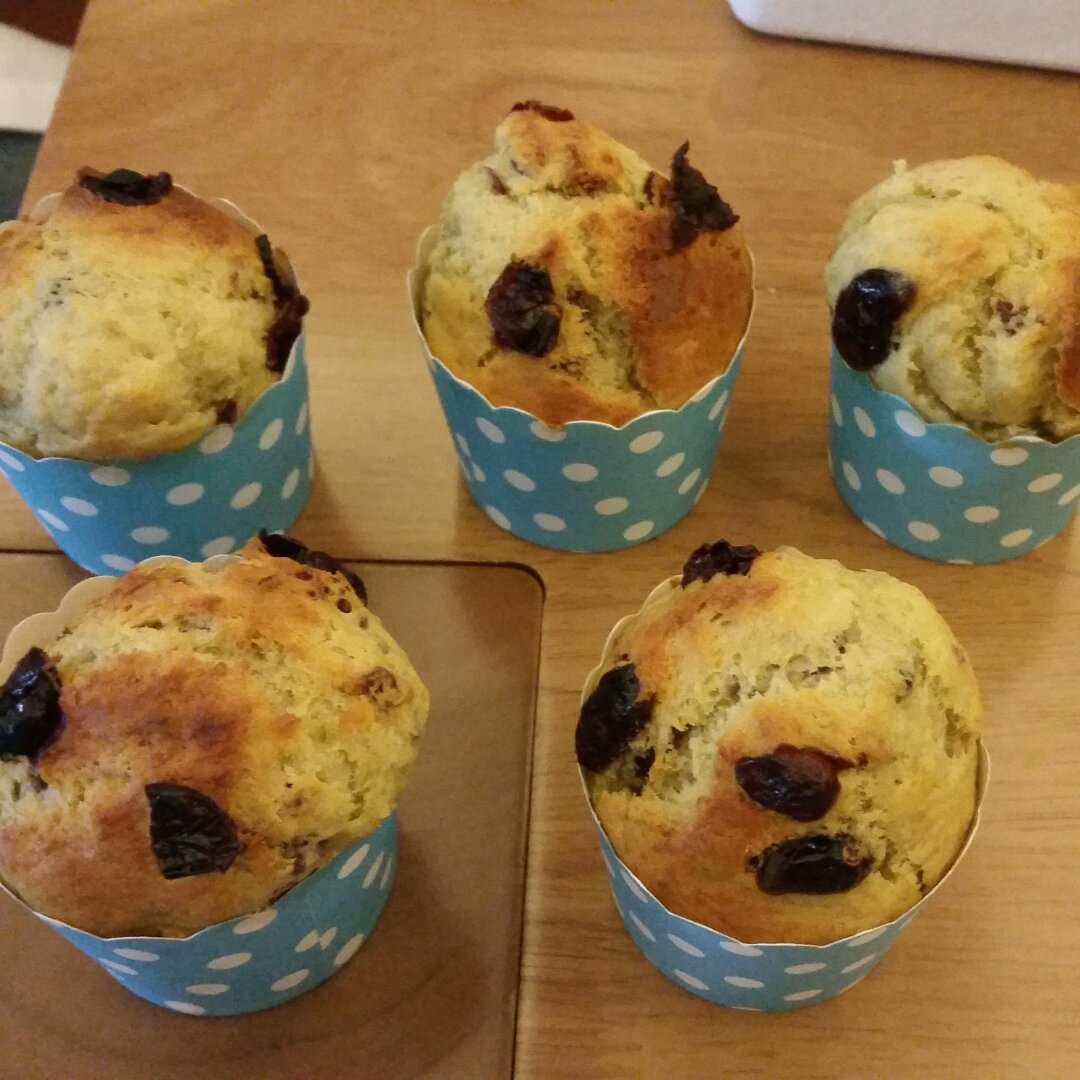 少女心的香蕉蔓越莓玛芬