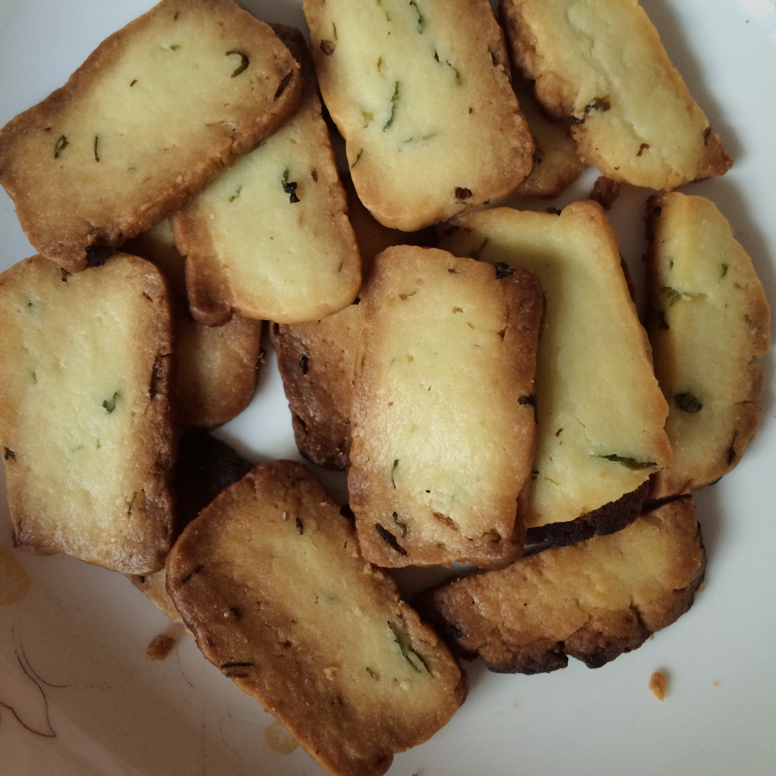 12L小烤箱之#香葱黄油曲奇饼#