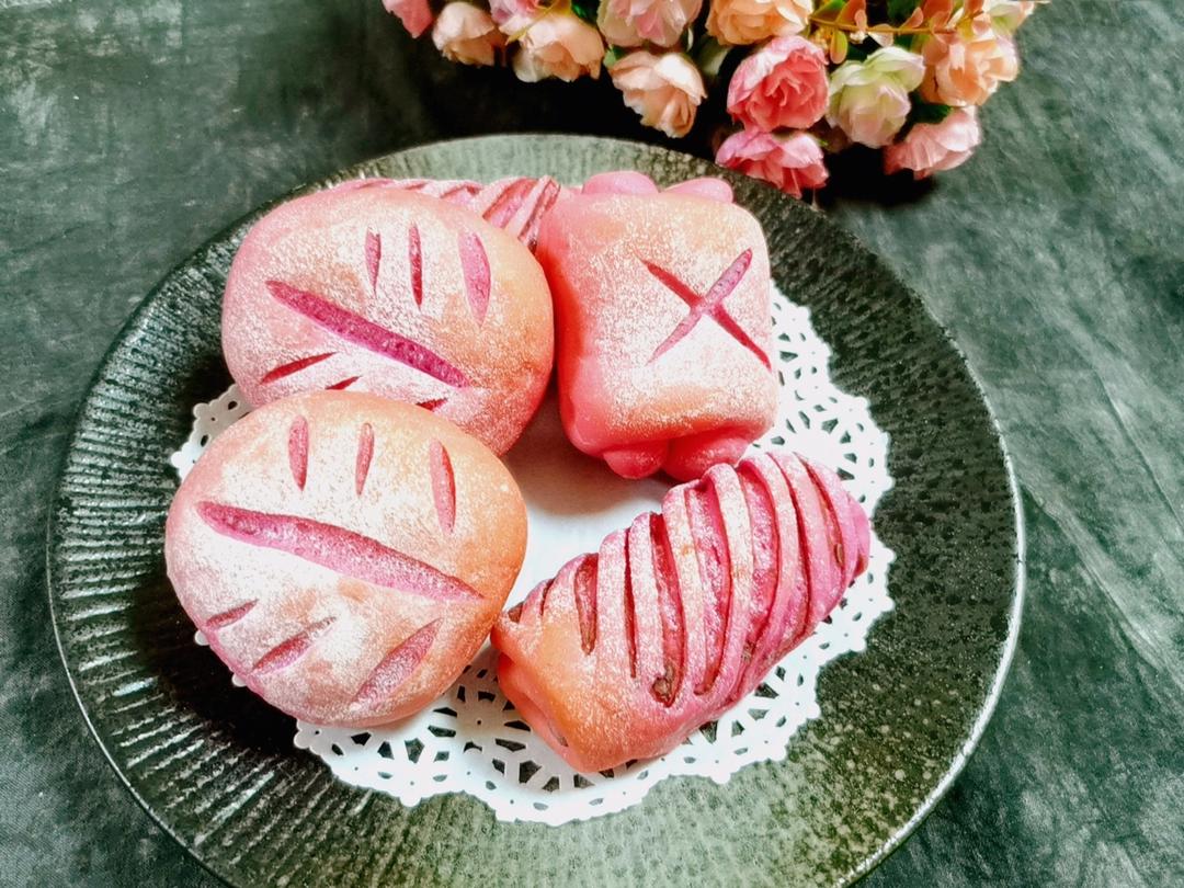 高颜值蜜豆面包