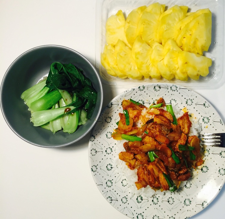 猪肉泡菜盖饭