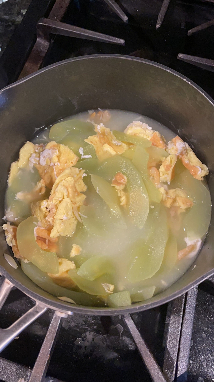 白瓜虾米鸡蛋汤