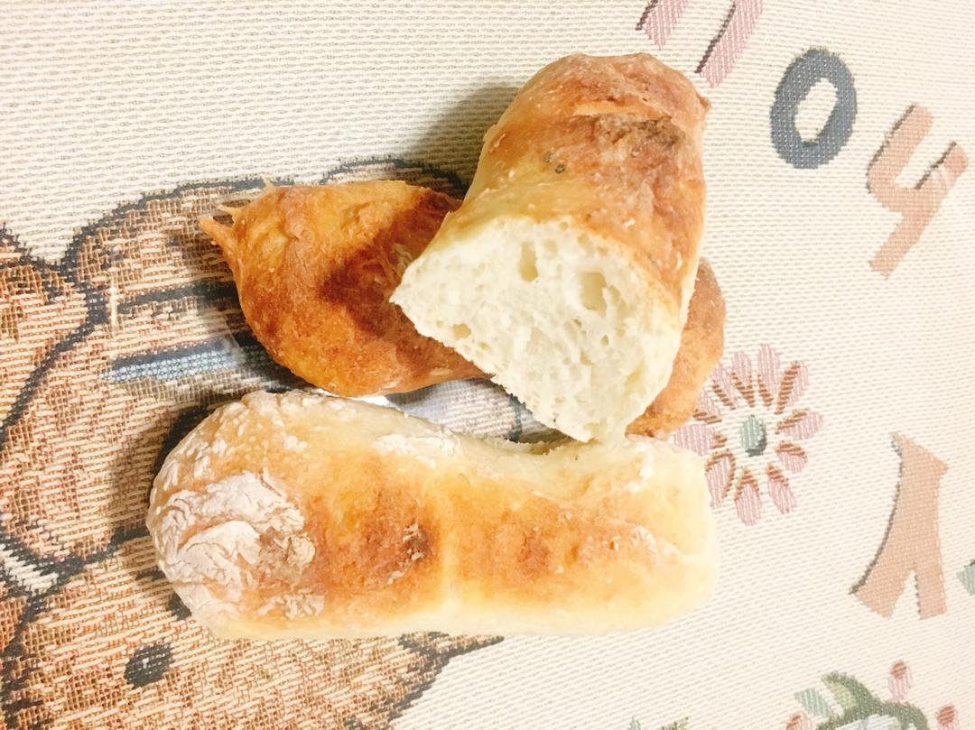 Baguette迷你法棍【免揉法超详细零失败】
