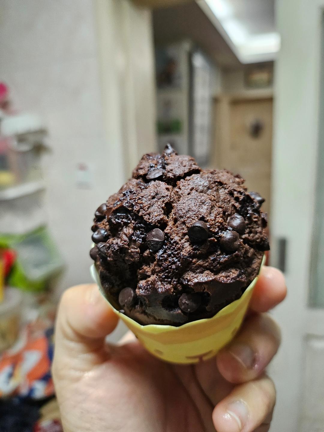 超好吃的巧克力可可麦芬（参考小红书姗胖版）