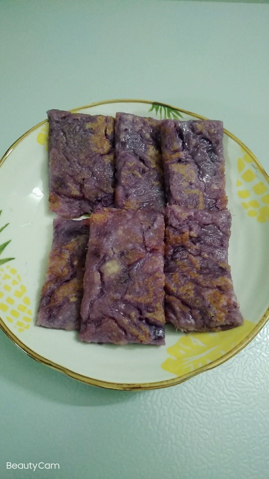 紫薯煎饼的做法