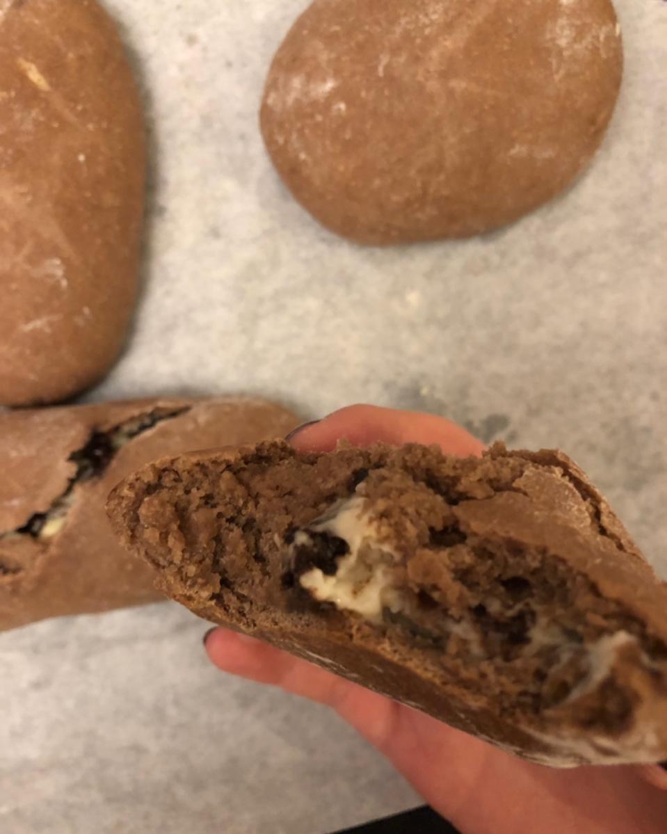 巧克力枫糖全麦软欧包