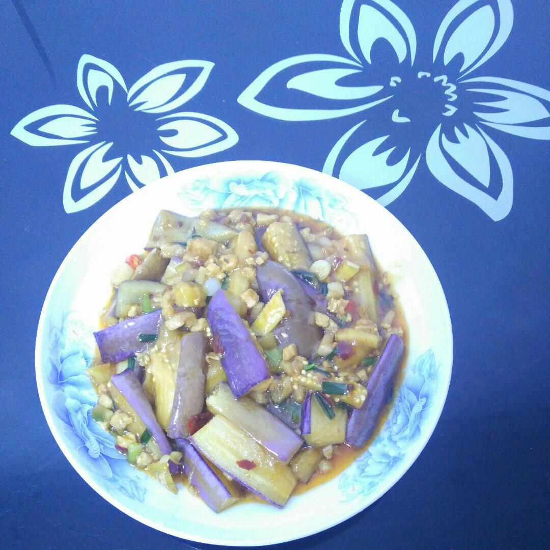 红烧肉沫茄子