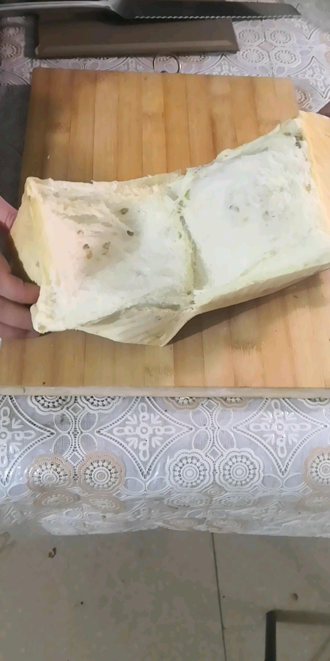 奶香手撕面包吐司，超简单！面包机+松下蒸烤箱