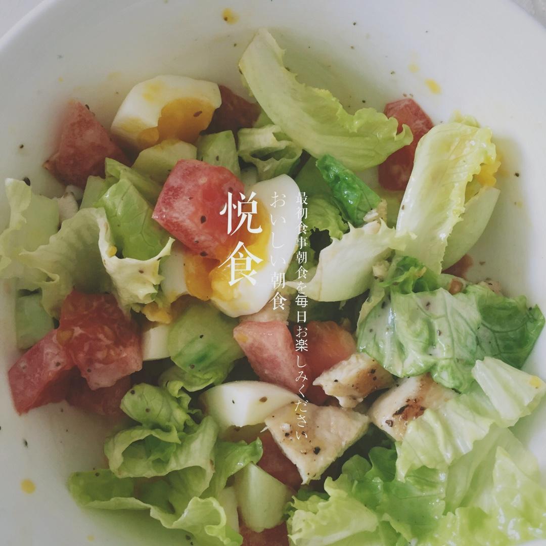 鸡肉蔬菜沙拉