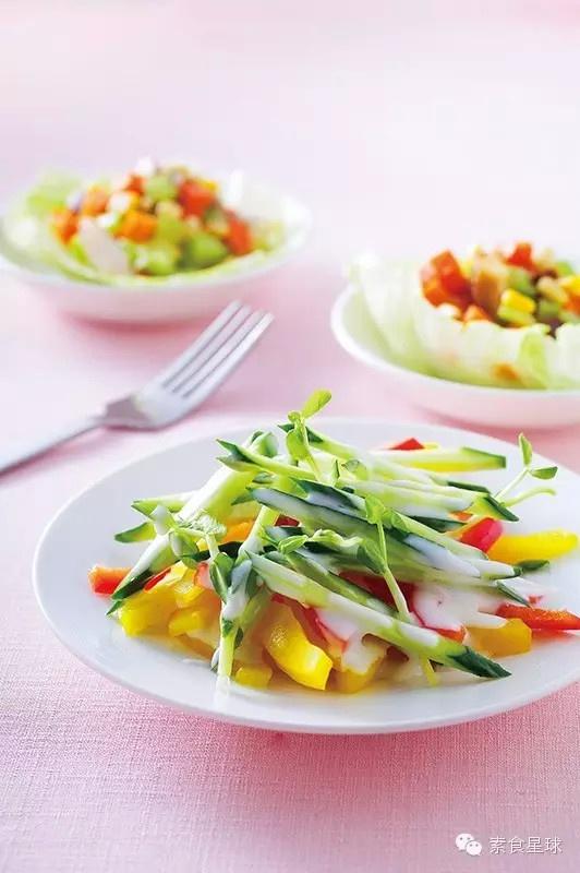开胃凉拌菜：彩椒沙拉的做法
