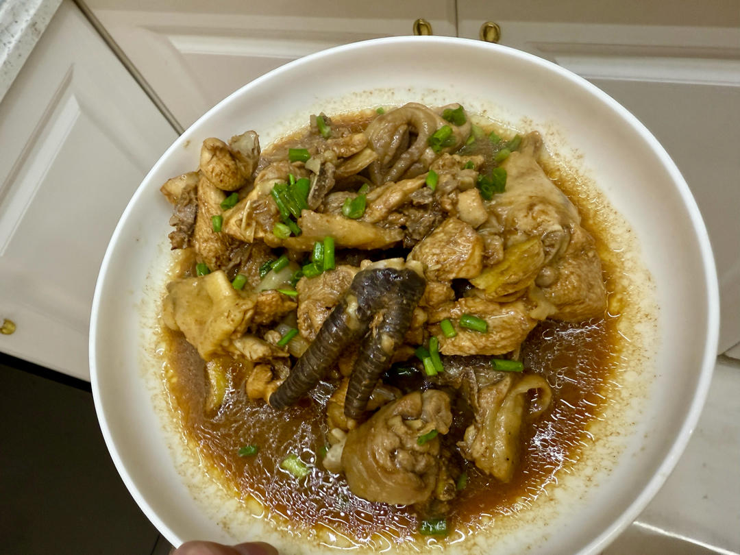 葱油焖鸡