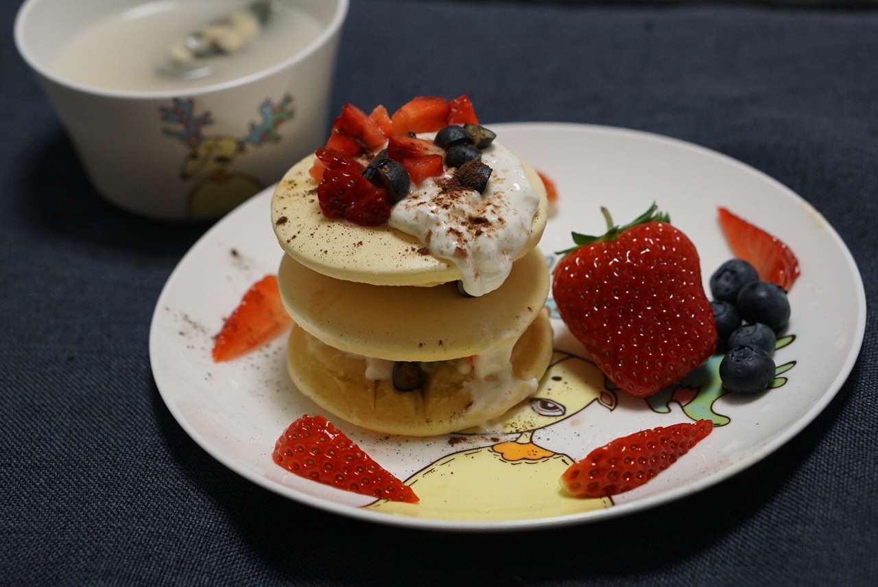 Pancake草莓奶油蛋糕