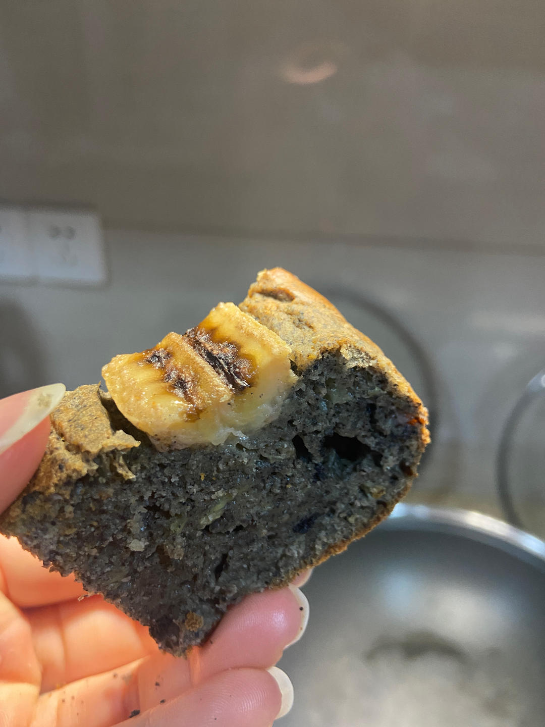 香蕉芝麻磅蛋糕