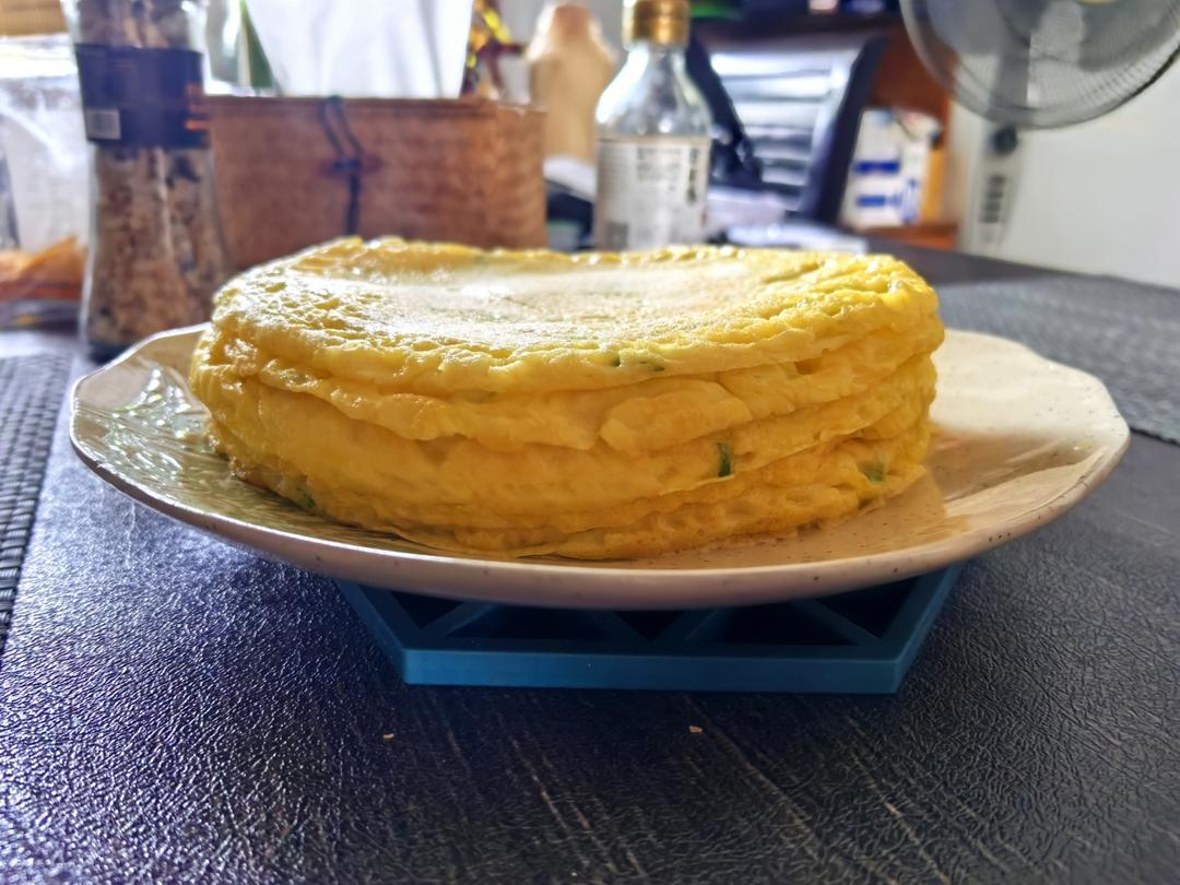 简单快手蔬菜鸡蛋煎饼