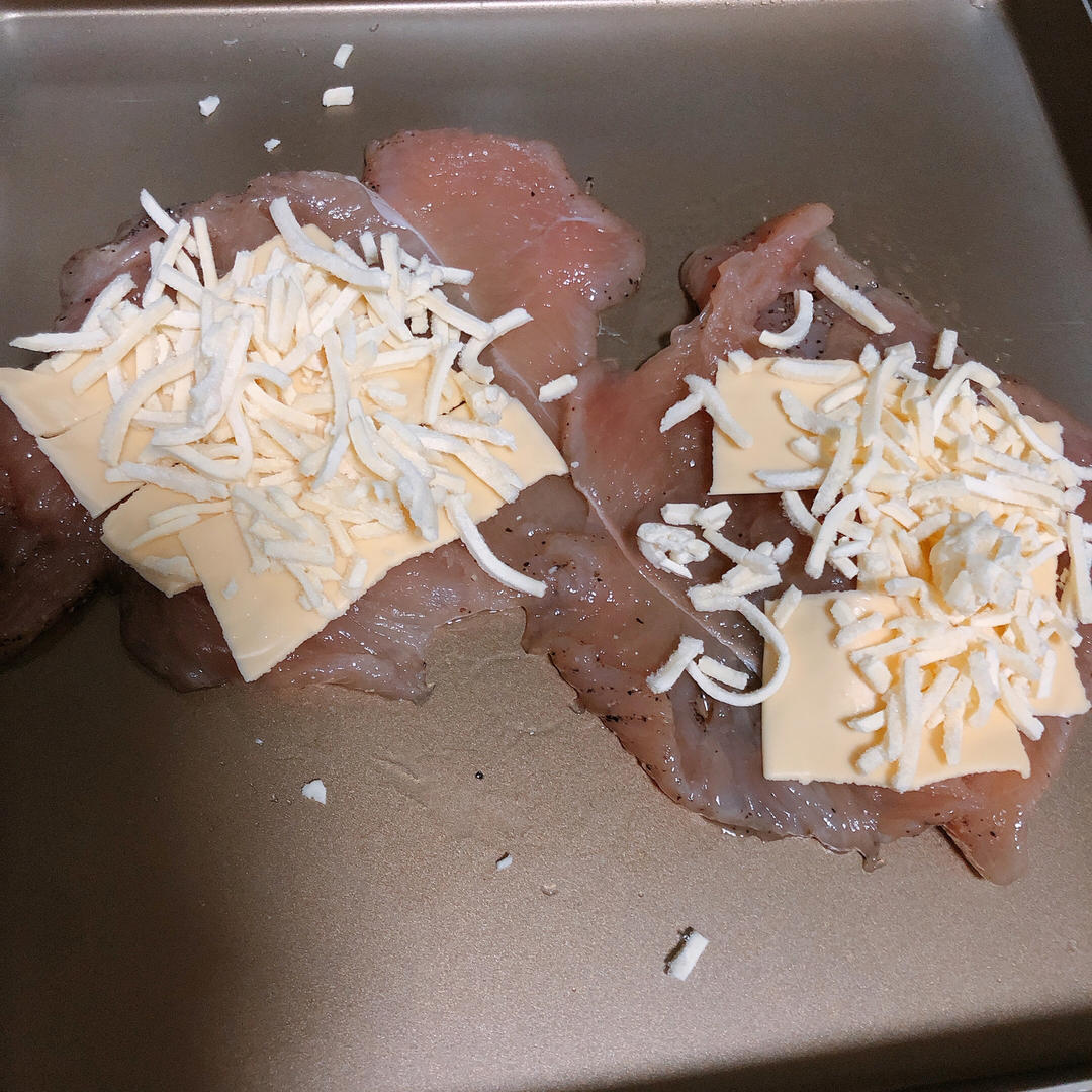 爆浆芝士烤鸡排【1月北鼎烤箱食谱】