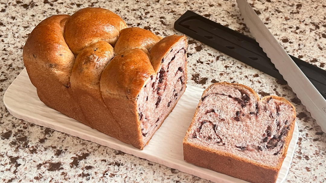 养生紫米吐司（中种法）