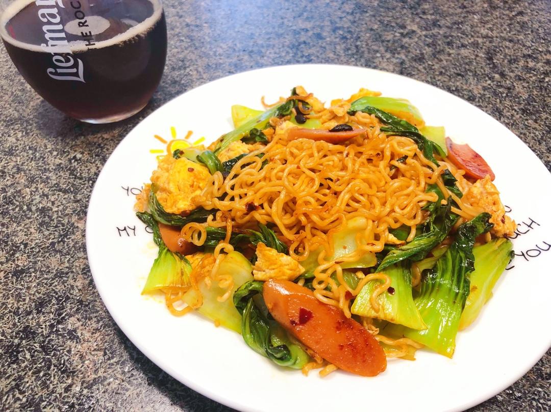 万能老干妈炒泡面