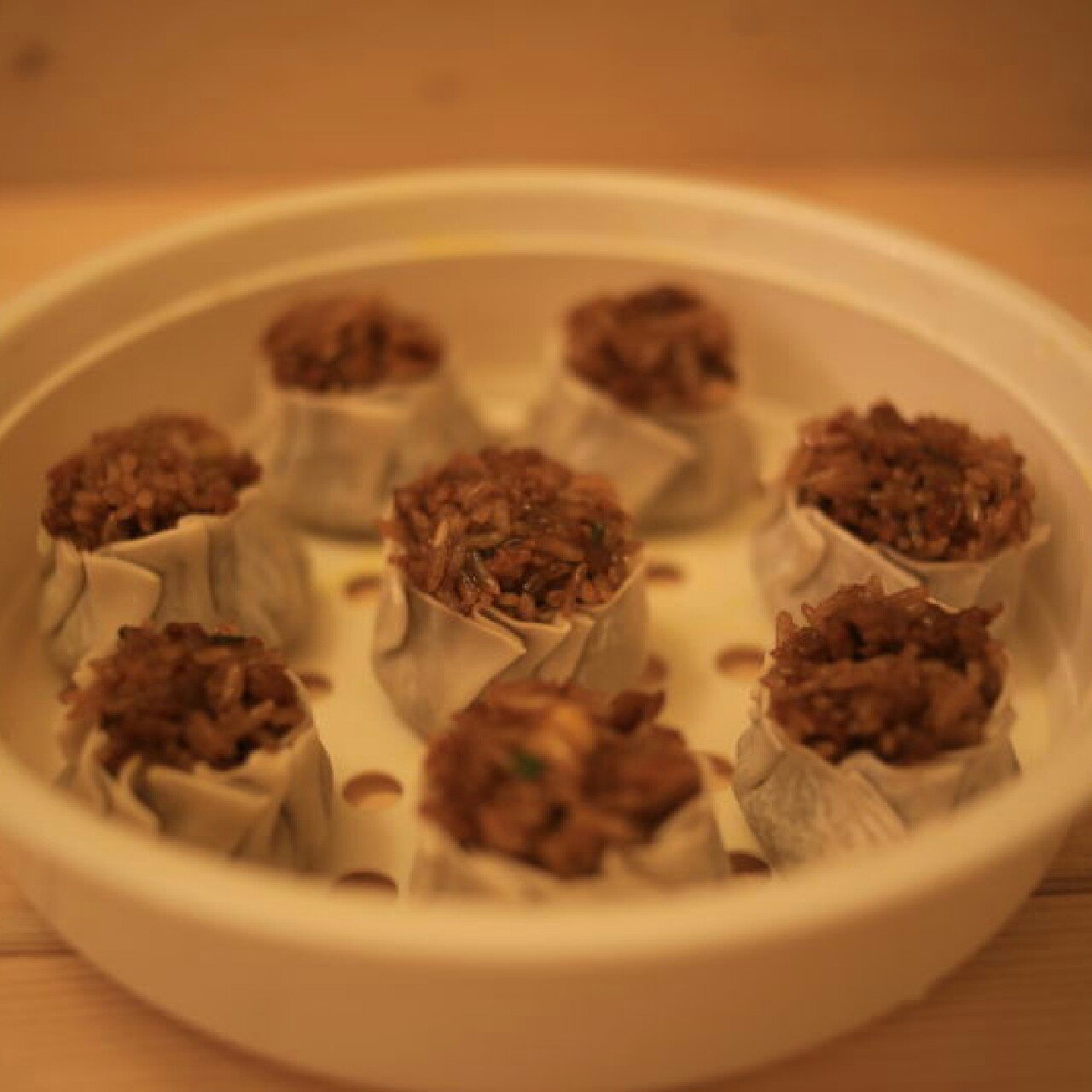 简易糯米烧卖（附烧卖包法）