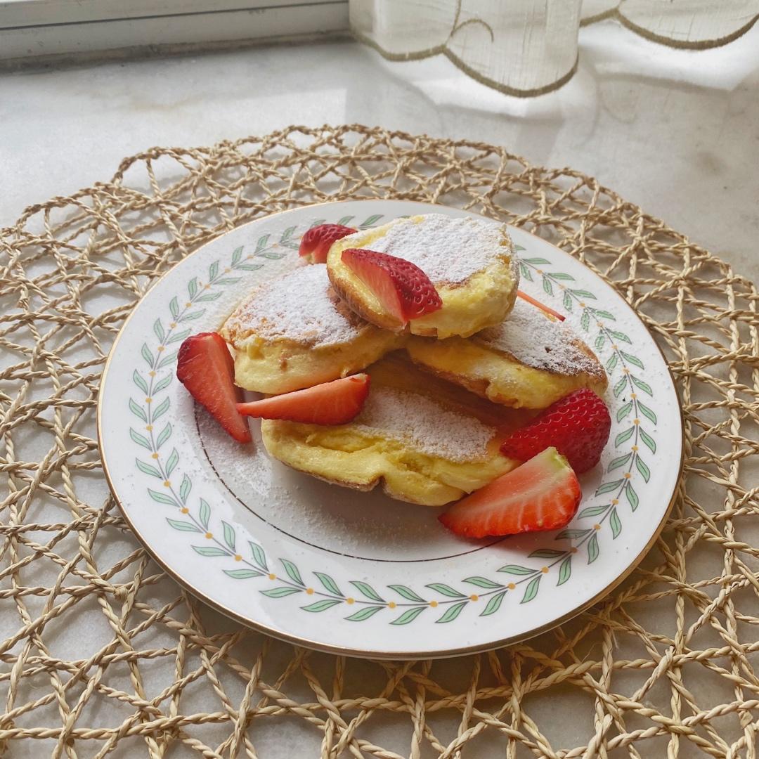 原味无油日式舒芙蕾厚松饼