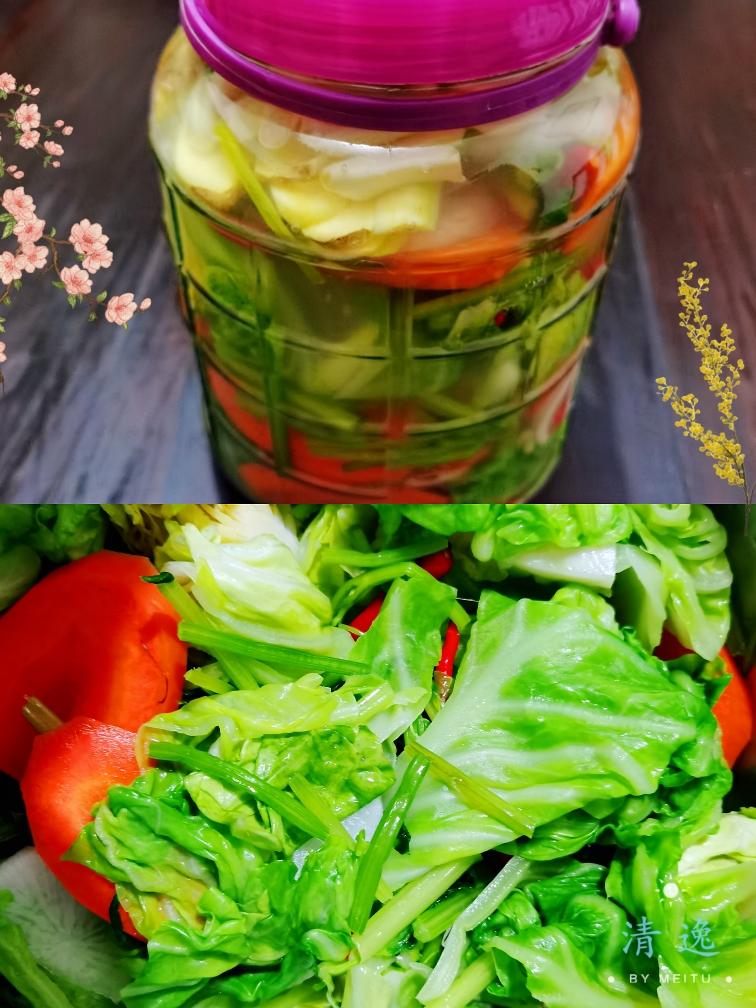 💯又酸又脆的泡菜‼️淘米水版