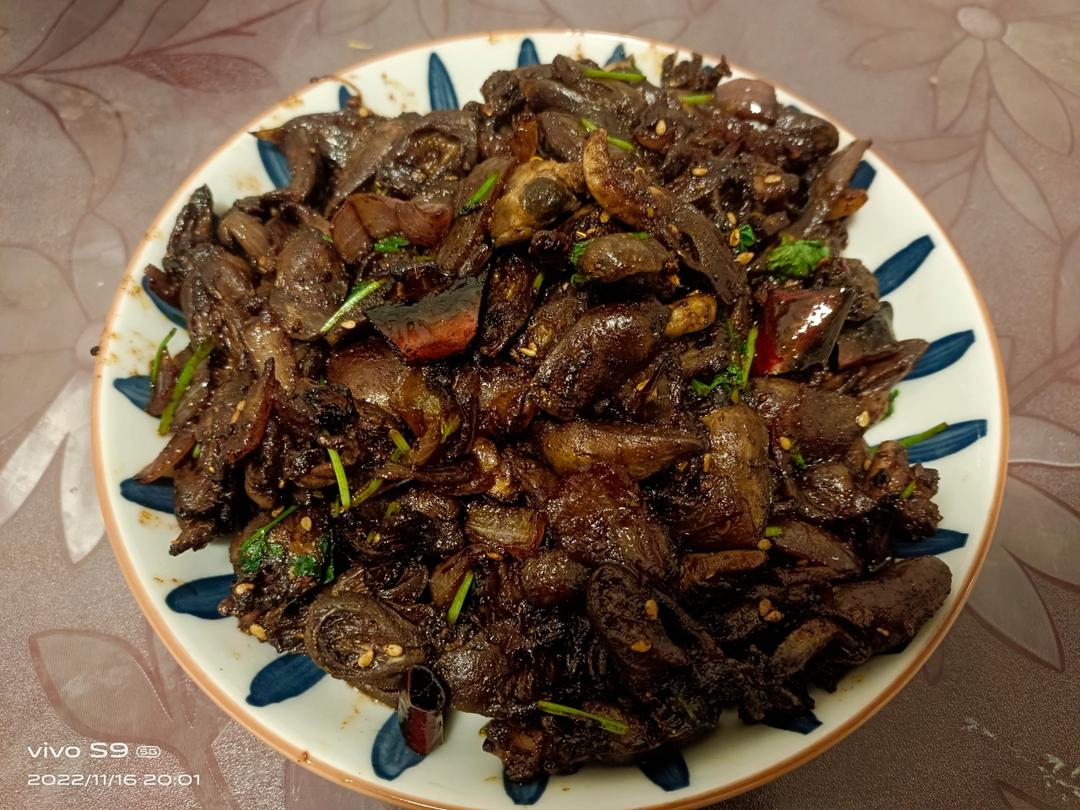 孜然鸡心