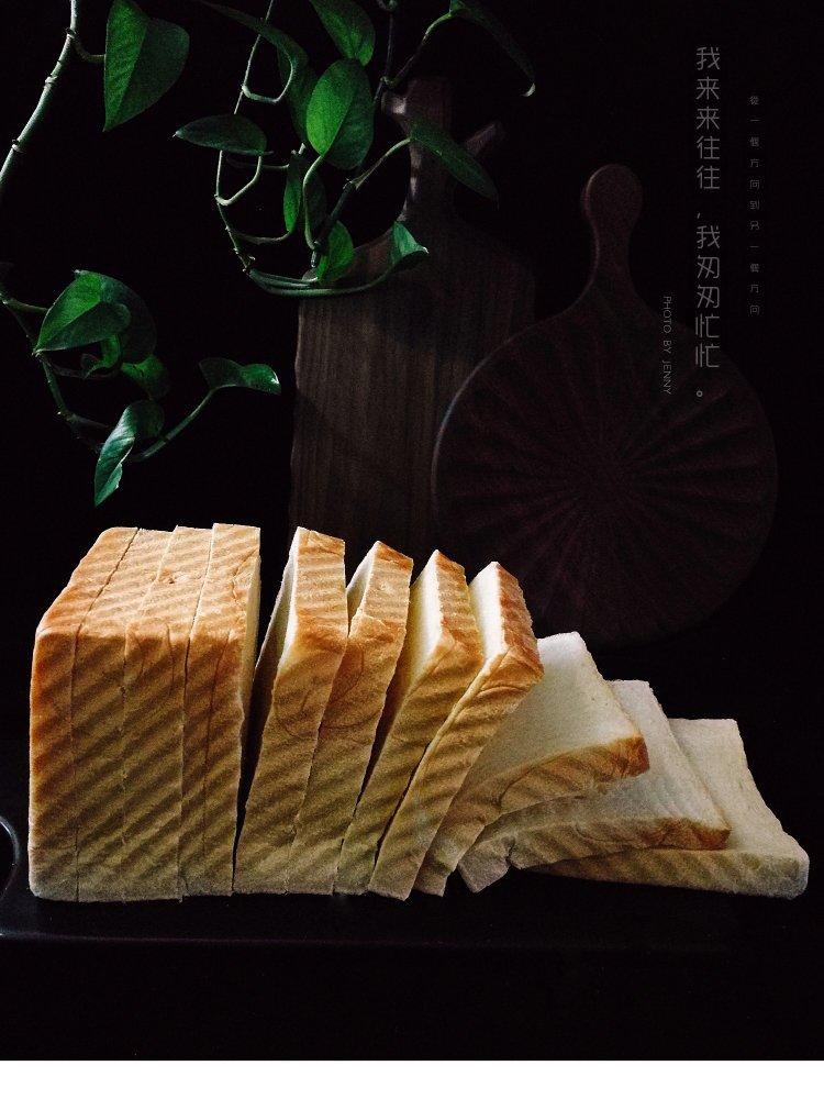 一次性发酵的白吐司