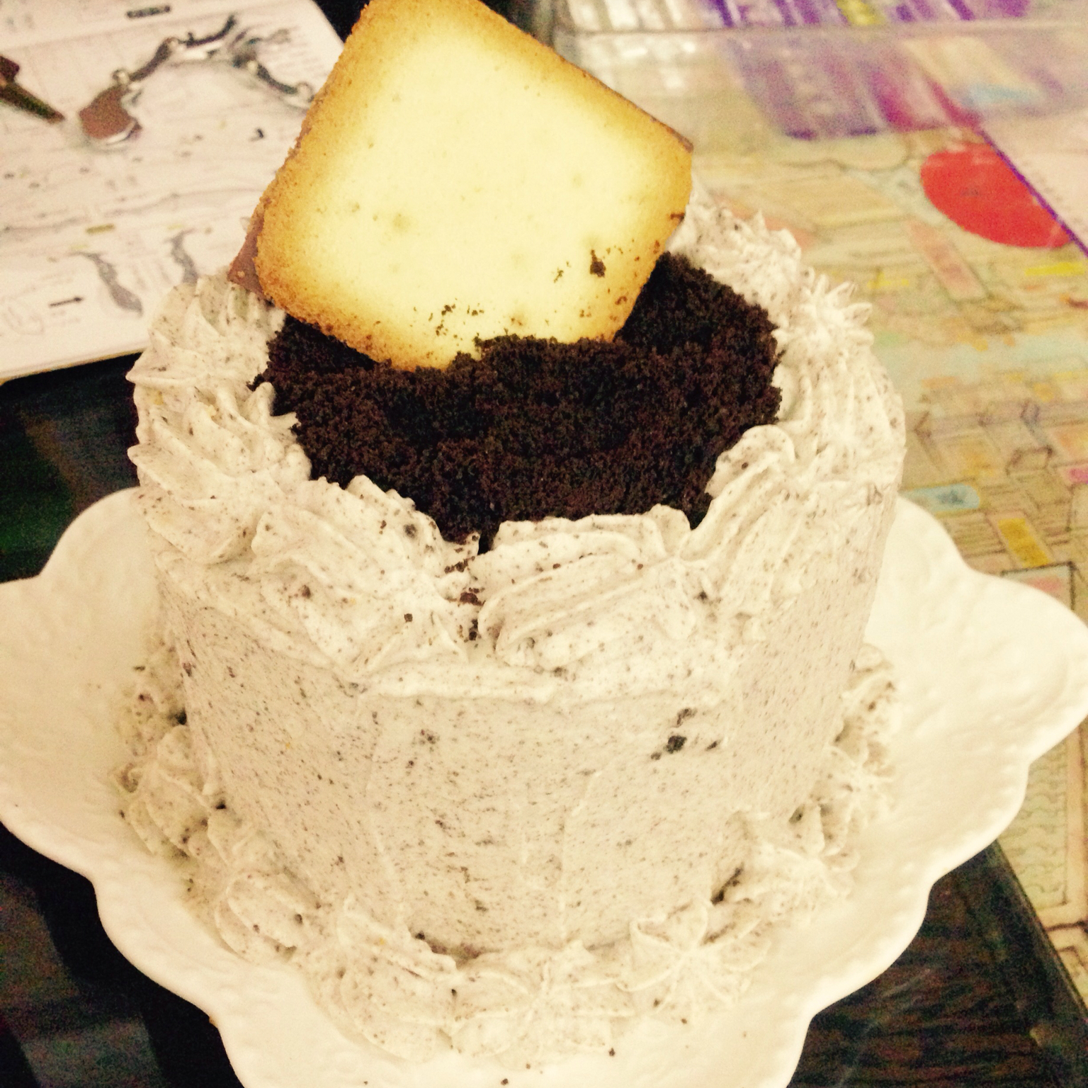 奥利奥咸奶油蛋糕