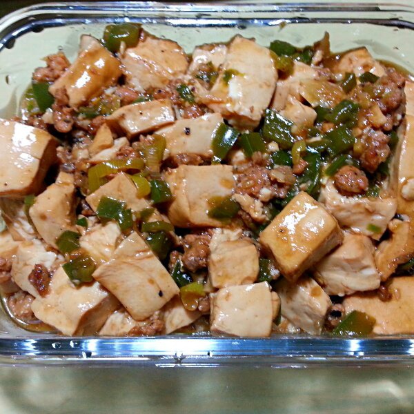 蒜香肉末烧豆腐
