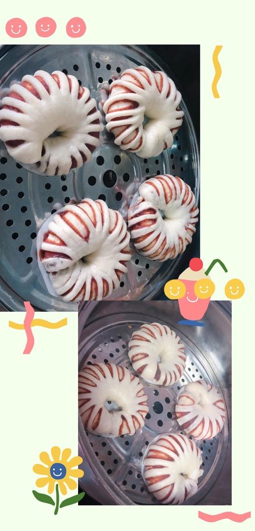 小灯笼豆沙卷 豆沙包 超治愈 一次醒发 附整形细节视频