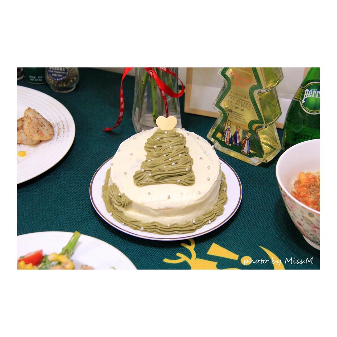 简单却精致的圣诞蛋糕🎄