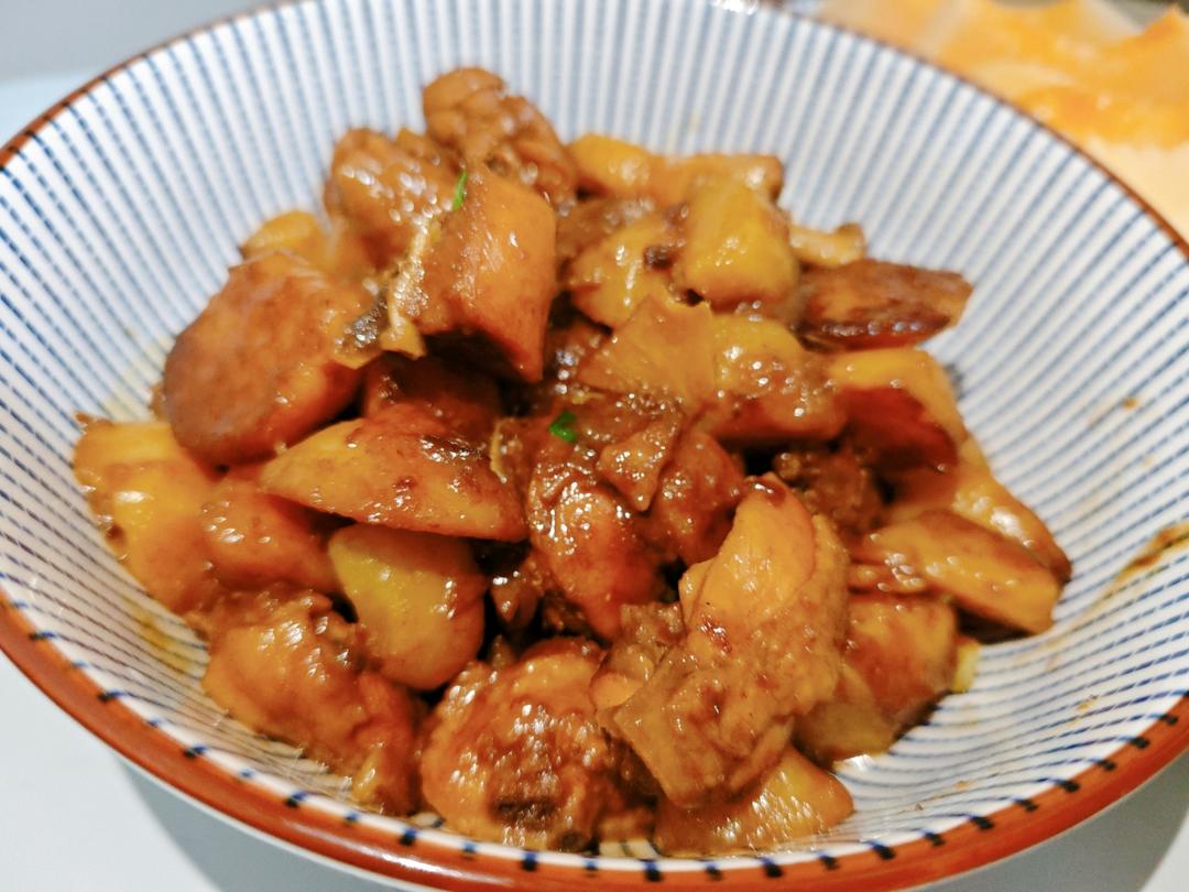 土豆焖鸭