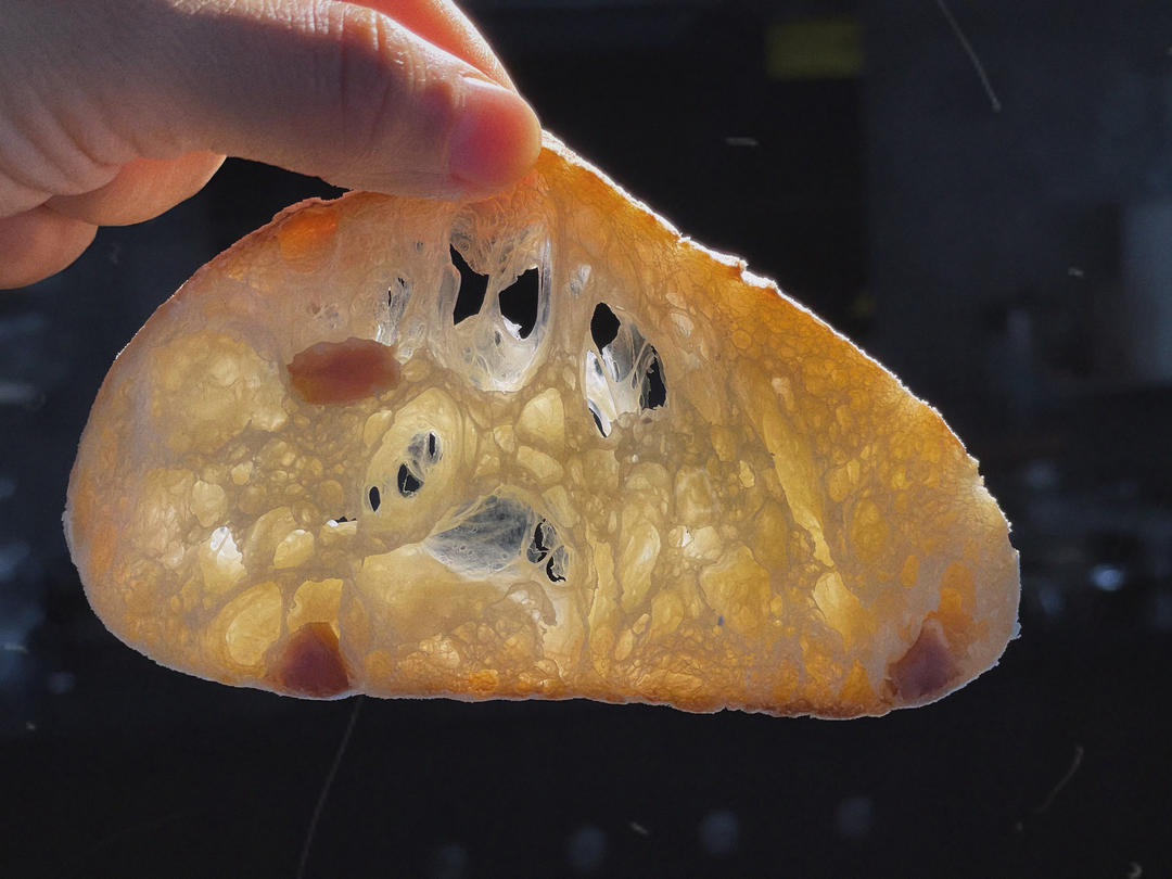 意大利恰巴塔初体验｜无糖少油面包｜波兰种｜大水量