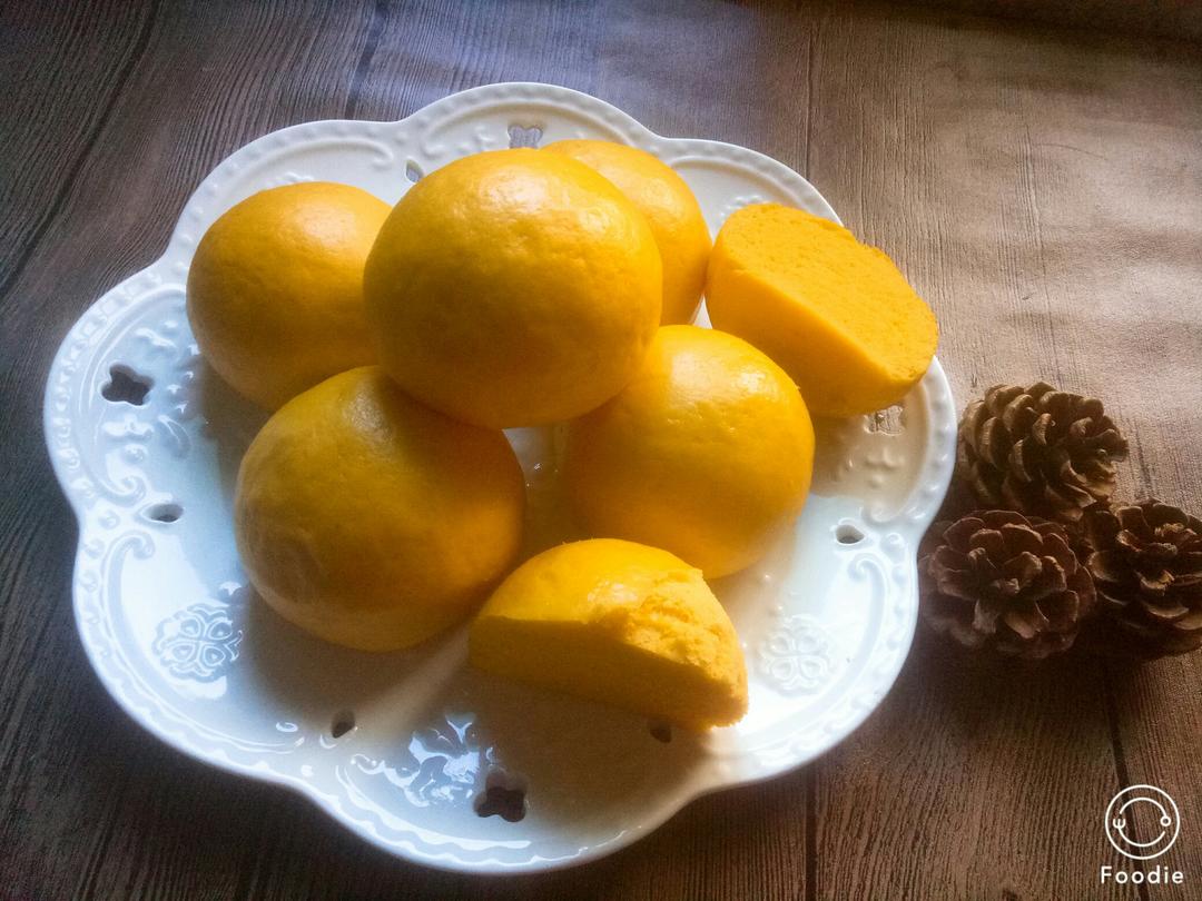 新手也可以--详解如何做出人见人爱、金黄的南瓜馒头