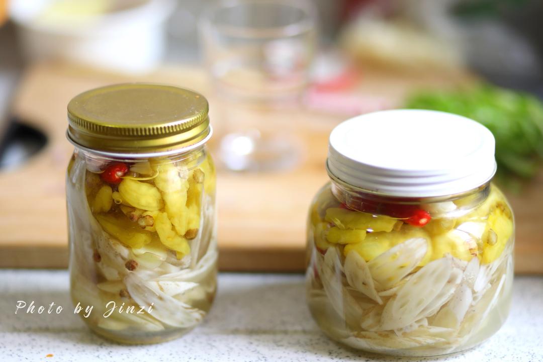 专属夏日的小菜 嘎嘣脆爽的泡椒藕带的做法