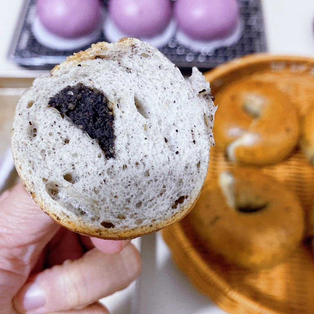 基础奶香贝果&蜜豆乳酪贝果