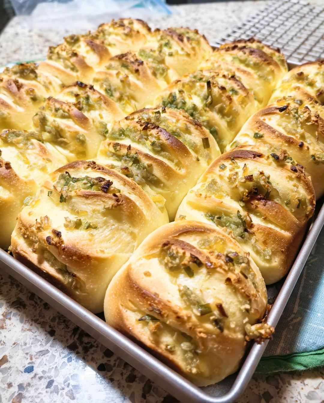 黄油蒜香小面包