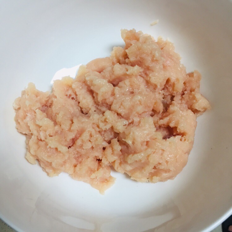 无油香菇🥕莲藕鸡胸肉丸的做法 步骤3