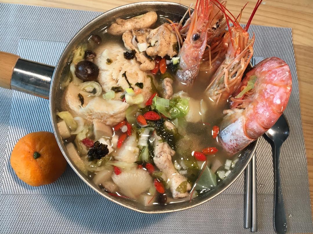 猴头菇鲜虾汤
