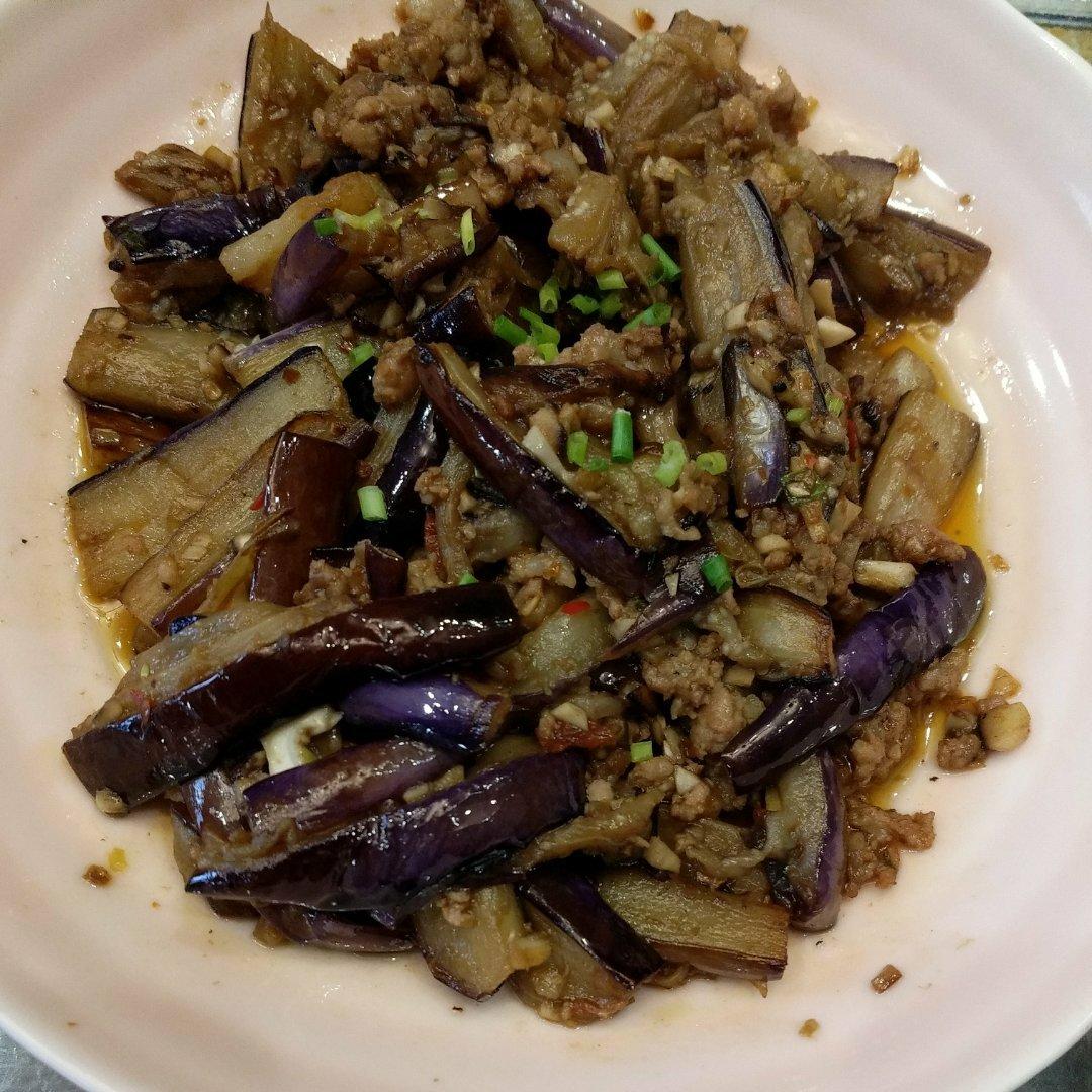 红烧肉沫茄子