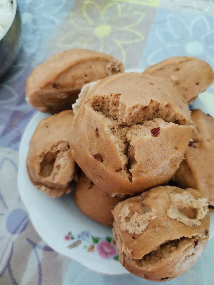 新手也能爆开花的老面红糖大枣开花馒头（泡打粉版or无泡打粉版）