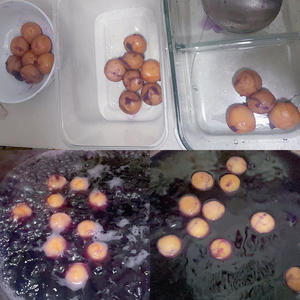浓郁椰香紫薯糖水汤圆（有自做椰奶教程）的做法 步骤6