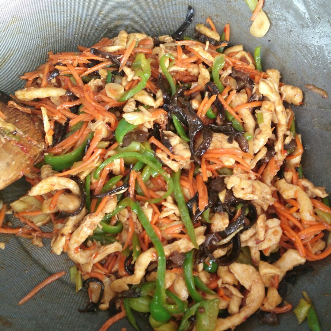 鱼香鸡丝