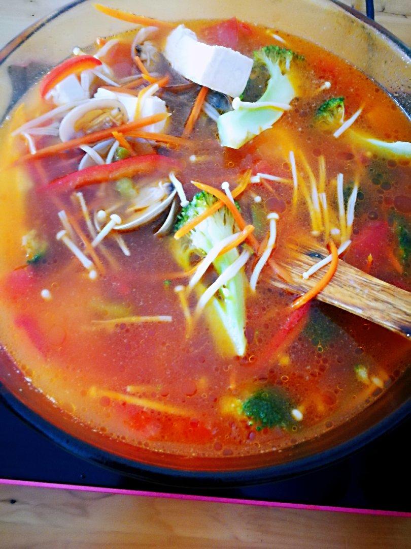 花蛤豆腐汤