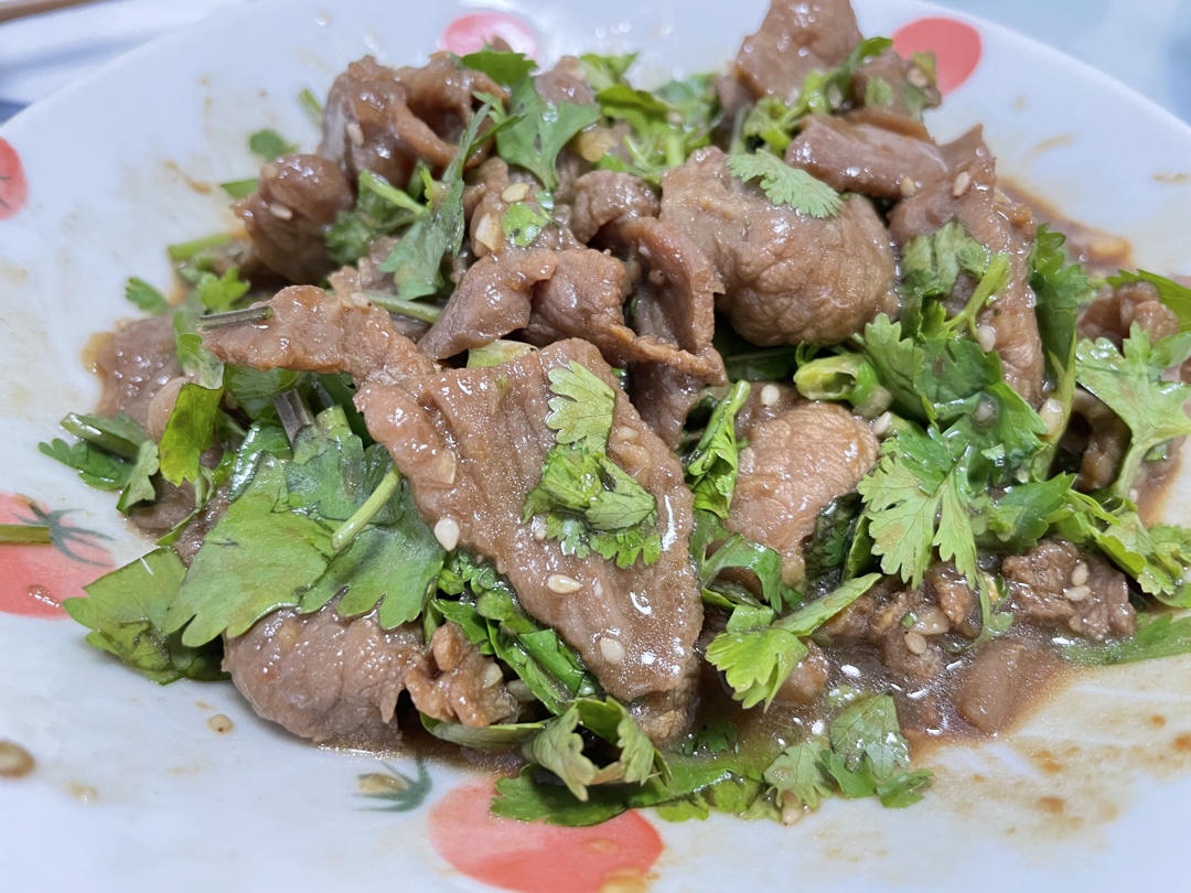 这个太绝了｜香菜拌牛肉‼️巨好吃