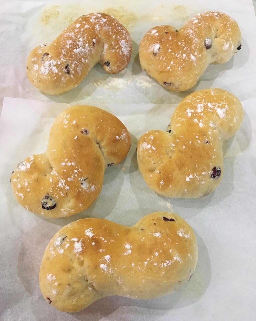 面包店里的常客——蔓越莓奶酪软欧